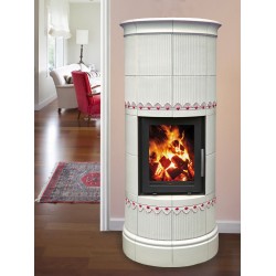 FIRENZE krém- bordó festéssel